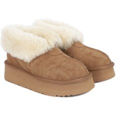 [정품] 오즈어그웨어 UGG 아드리안 앵클 플랫폼 양털 부츠 (OUW108P-CHESTNUT)