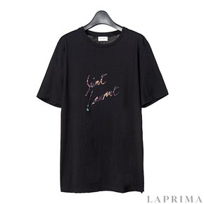 생로랑 SAINT LAURENT 애니멀 프린트 티셔츠 553438-YBCL2-1068