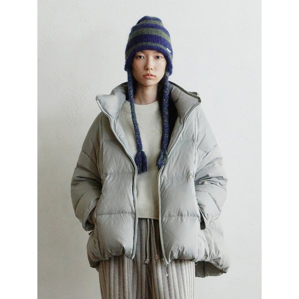 almond down jumper (gray)