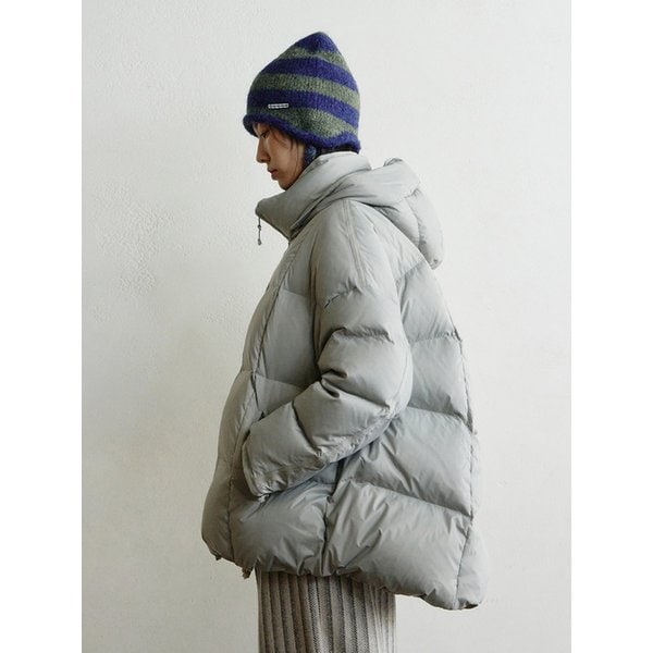 almond down jumper (gray)