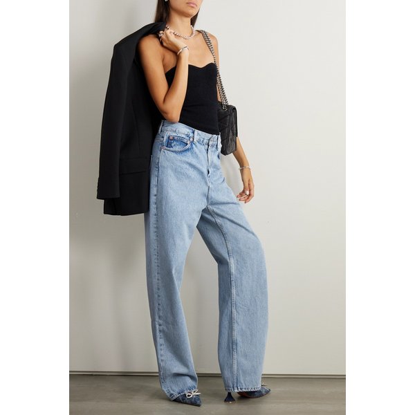 워드로브 NYC 로우라이즈 보이프렌드 진 블루 1647597303943271