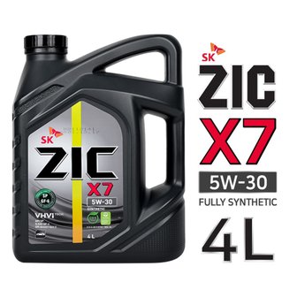  (PMC)지크 ZIC X7 5W-30 4L 가솔린 LPG 엔진오일