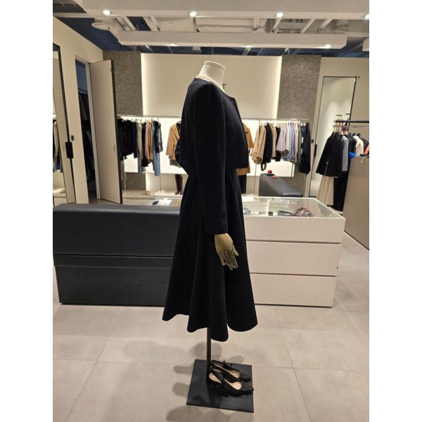 [파주점] 울 블렌드 글리터 플레어 원피스 재킷 세트 JRAA0OP832