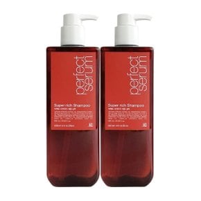 퍼펙트 슈퍼리치 세럼 샴푸 680ml x2