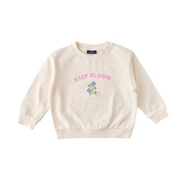 [여주점] [오프라벨 여주점] 블루독 (CR) 플라워포인트스웨트셔츠 (25125-334-52)