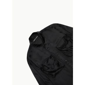 에드워드커밍 26SS Saggy Peck Shirt, Black