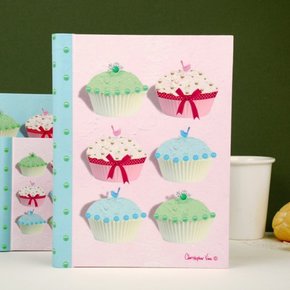 CUPCAKES - NOTEBOOK A5 (CSC001) 컵케이크 A5 노트