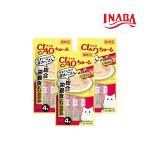 아트박스/이나바 이나바 챠오츄르 (sc-148) 종합영양식 닭가슴살 56g 3팩