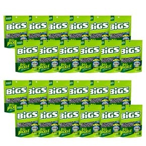 BIGS 빅스 딜 피클 해바라기씨 5.35oz(152g) 24팩 Dill Pickle Sunflower Seeds