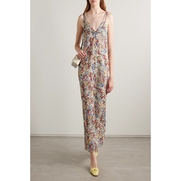 케이트 타자 플로럴 실크 시폰 원피스 46376663162958324