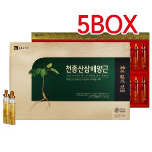  종근당 천종산삼배양근 20ml*30병 /앰플 5BOX