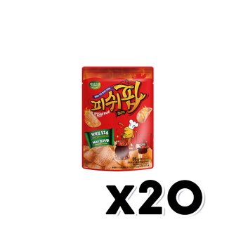  피쉬팝 칠리맛 봉지스낵 35g x 20개