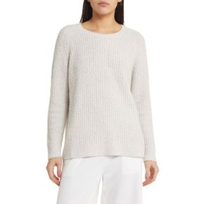 4353149 Eileen Fisher Rib Organic Cotton Blend Sweater