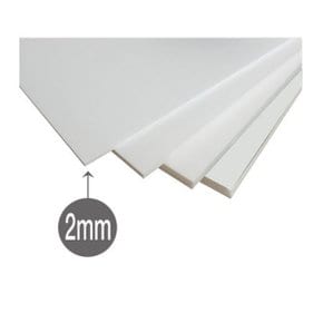 폼보드600x900mm 두께2T(2mm) 5장 묶음배송