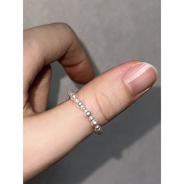 릴리 비즈반지 단품