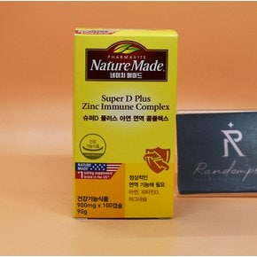 슈퍼D 아연 면역 콤플렉스 1박스 100캡슐