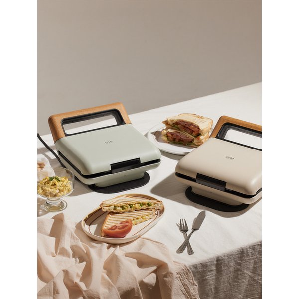 파니니 와플메이커 아이보리/민트그린