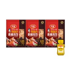 반마리훈제치킨 270g 3봉+머스타드소스 100g 1개