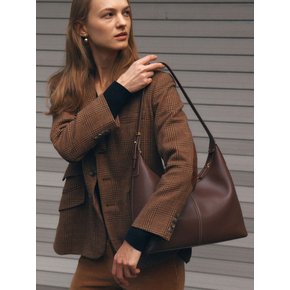 Veneta Hobo Bag Medium Wood Brown