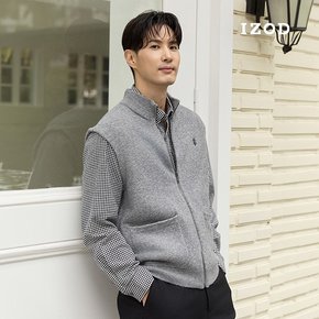 [김지석착용] IZOD 아이자드 24FW 울블렌드 집업 베스트 남성