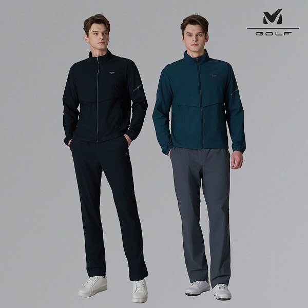 26SS] 밀레골프 남성 트리코트 셋업(자켓+팬츠)