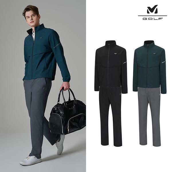 26SS] 밀레골프 남성 트리코트 셋업(자켓+팬츠)