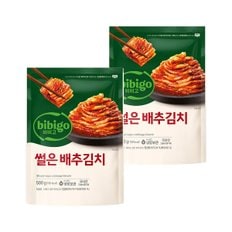 비비고 썰은배추김치 500g x2개