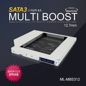 (마하링크) 2.5형 SATA3 멀티부스트 12.7mm ML-MBS312