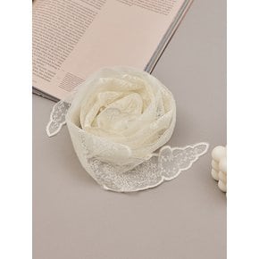 플라워 레이스 시스루 롱 스카프_M2605AC033B