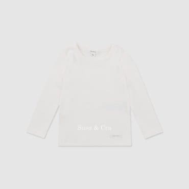 슈슈앤크라 mini 피아르 피치 티셔츠 ㅡ 바닐라화이트