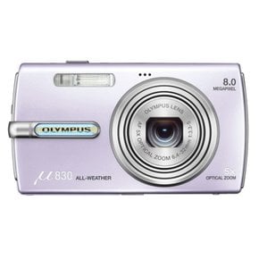 OLYMPUS 디지털 카메라 μ830 (뮤) 진주 자수정 μ830LTBLU