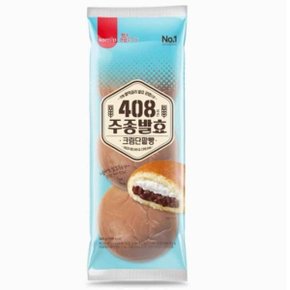 [오티삼립]408시간 주종발효 크림단팥빵 3입 (240g) 3봉