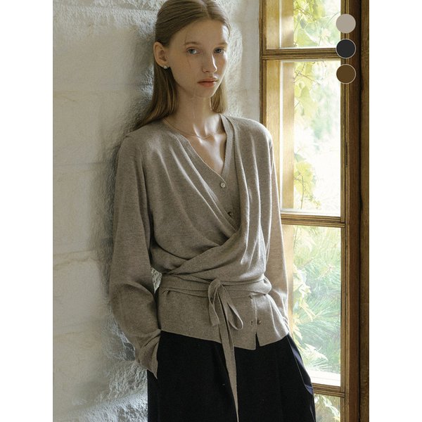 comos 1523 layered strap cardigan (3color)