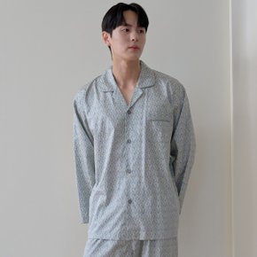 남성 국내산 소프트 순면 60수 긴팔 잠옷 상하 세트 MM2153