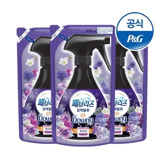  페브리즈 섬유탈취제 미스티크 향 320ml 3개