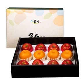 [경북의성] 저탄소인증 사과,배 혼합세트 2호(부직포가방) [5kg내외/사과8과,배4과]