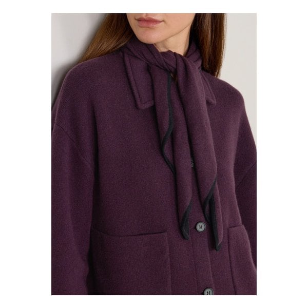 첼시 캐시미어 스카프 와인 레드 46376663162904571