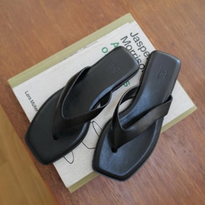 카우 레더 시티 플립플랍 Cow Leather City Flip-Flop