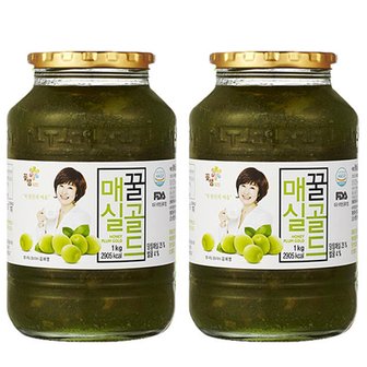 꽃샘 꿀매실골드 1kg x 2개