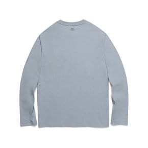 SLOGAN LOGO LONG SLEEVE (LIGHT BLUE)