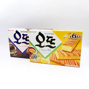 오리온 오뜨 6p 쇼콜라2통 + 치즈2통 (총4통)