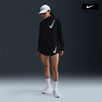  우먼스 나이키 스우시 드라이 핏 러닝 재킷 nike hj2229-010