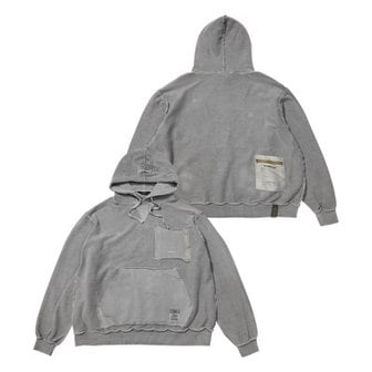 텐바이텐 INSIDEOUT OVERSIZED PIGMENT HOODIE V2 GRAY