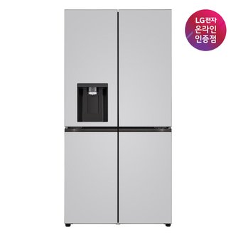 LG [LG전자공식인증점] DIOS 오브제컬렉션 STEM 얼음정수기 냉장고 W825MRR182S (817L)