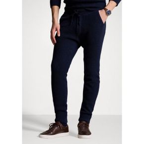 5134896 Ralph Lauren WASHABLE CASHMERE JOGGER PANT - Tracksuit bottoms hunter navy