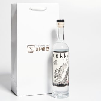  토끼소주 화이트 23도 375ml 미국 토끼전통주 (쇼핑백 포함)