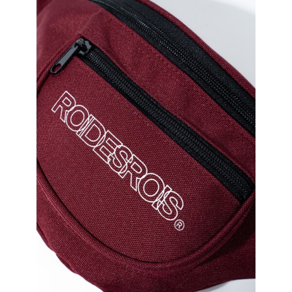 시그니쳐 스트랩 크로스 웨이스트백 (버건디)