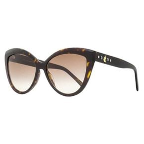 3972227 Jimmy Choo Womens Butterfly Sunglasses Sinnie /G 086HA Havana 57mm 65053280