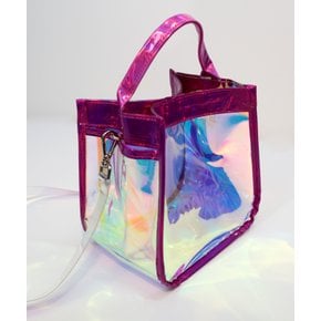 Mirror Box Strap Bag (Purple)(4067)