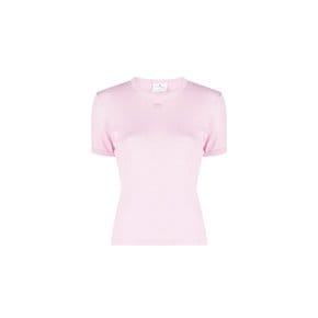 REEDITION CONTRAST T-SHIRT 223JTS017JS0070 5018 CANDY PINK